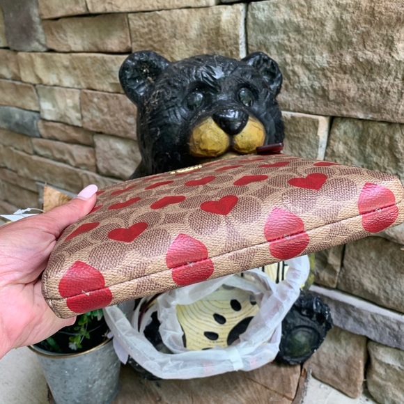 Authentic coach 1941 Coated Signature Canvas/refined calf leather top zip Crosby - Picture 4 of 14